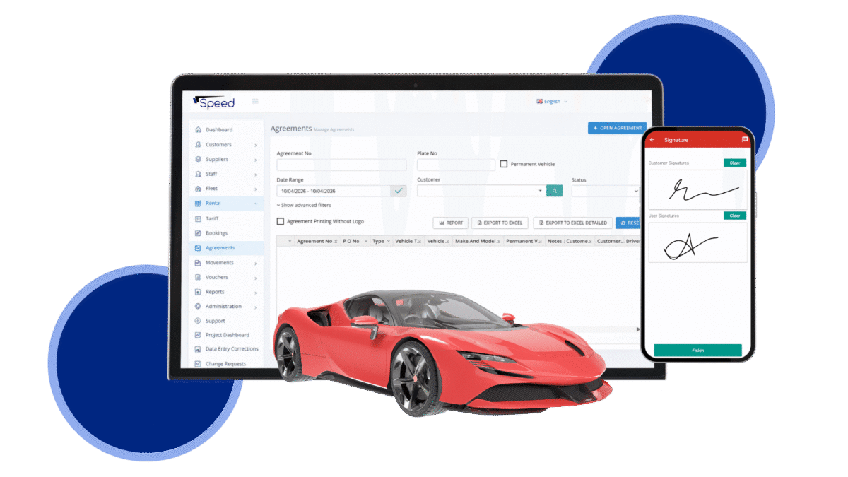 Speed CRS - Digital Rental Agreements